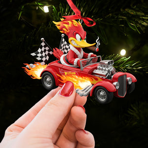 Festive Ride Hot Rod Ornament, Personalized Gifts For Hot Rod Lovers 03qhti050925
