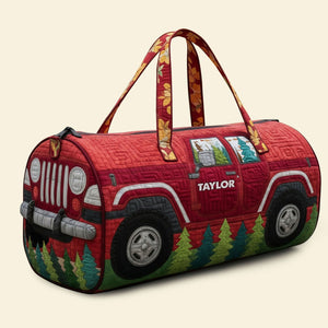 Off-road Vehicle Quilted Duffled Bag, Personalized Gifts For Off-road Lovers 02qhti190925