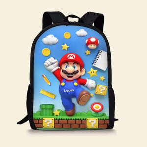 Cute Character School Bag - Personalized Gifts For Kids 05toti040825