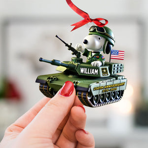 Cute Soldier Ornament - Personalized Gifts For Veteran 02huti280825