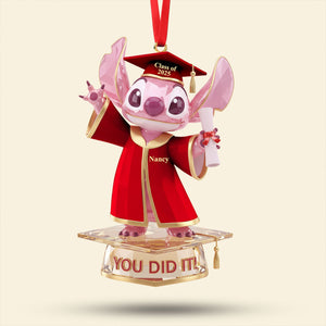 Cute Monster Graduation Ornament - Personalized Gifts For Graduates 03nati131025