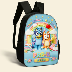 Cute Cartoon School Bag, Personalized Gifts For Kids 03qhti010825