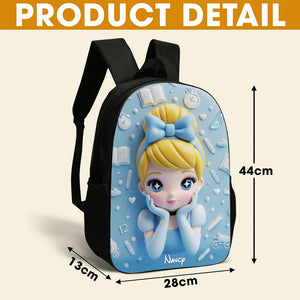 Fairytale Girl School Bag - Personalized Gifts For Kids 05pgti050825