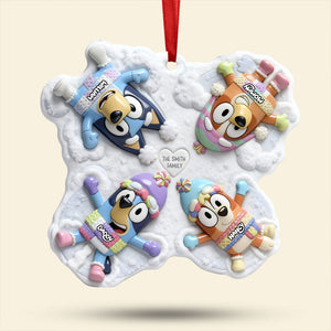 Family Snowflake Ornament - Personalized Gift For Family 01QHTI051125