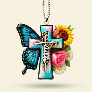 God Jesus Car Ornament - Personalized Gifts For Christians 04huti261125