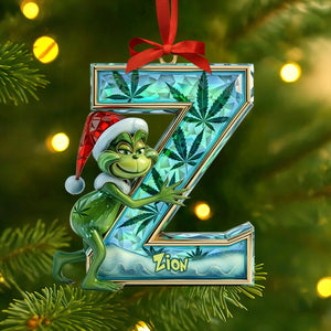 Funny Green Guy Ornament - Custom Letter Gifts For Loved Ones 01tgti180925