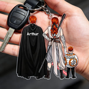 Space Warriors Keychain Personalized Gifts For Family 02QHHU030426