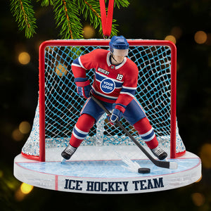 Ice Game Ornament - Personalized Gift For Sport Lover Christmas Ornament 05HUTI091025