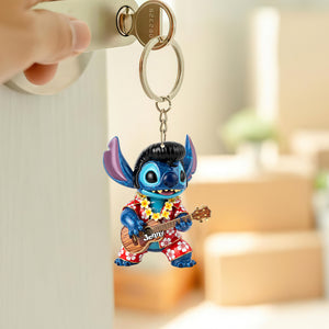 Performing Monster Keychain - Personalized Gifts For Music Lovers 01nati190625