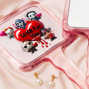 Horror Handheld Mirror - Personalized Gifts For Couple 05nati161225