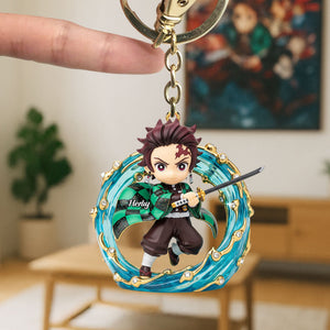 Darkness Hunter Keychain - Personalized Gifts For Loved Ones 04pgti250825