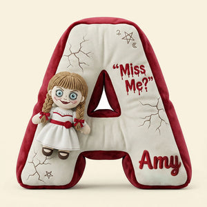 Horror Alphabet Pillow - Personalized Gifts For Horror Lovers 01HUTI111225