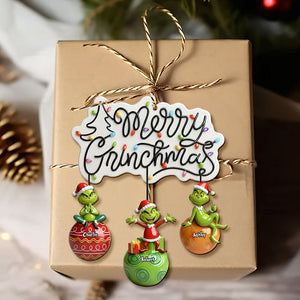 Playfull Hanging Together Ornament, Personalized Christmas Gifts For Family & Friends 02qhti081025
