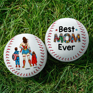 Powerful Mom And Kids Baseball - Personalized Gift For Mother's Day Baseball 01ACHU240426PA
