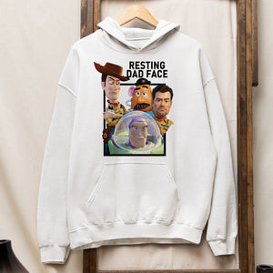 Fun Custom Photo Resting Dad Face Shirt, Personalized Gifts For Dad 01qhti180426