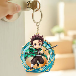 Darkness Hunter Keychain - Personalized Gifts For Loved Ones 04pgti250825