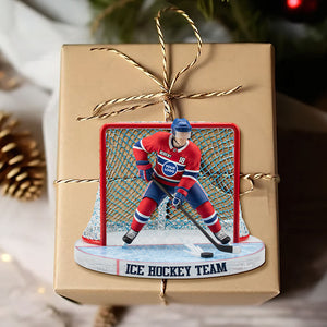 Ice Game Ornament - Personalized Gift For Sport Lover Christmas Ornament 05HUTI091025