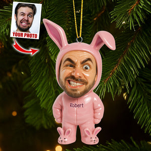 Cute Rabbit Ornament - Custom Photo Gifts For Loved Ones 02huti270825