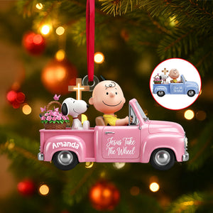 Jesus Christmas Ornament - Personalized Gifts For Christian 01NAMG070825