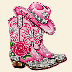 Cowgirl Boots Doormat - Personalized Gifts For Cowgirl 03namg150825