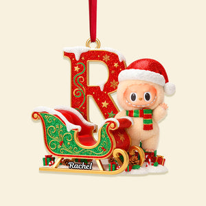 Alphabet Christmas Ornament - Personalized Gifts For Christmas 02NAMG040925