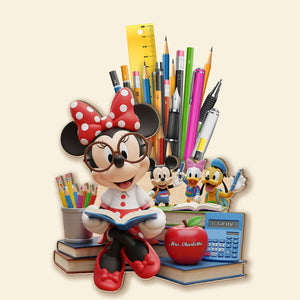 Cute Teacher Pen Holder - Personalized Gifts For Teachers 03pamg050825
