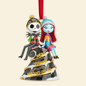 Personalized Gifts For Christmas Couple Custom Shape Acrylic Ornament 03pgmg280825