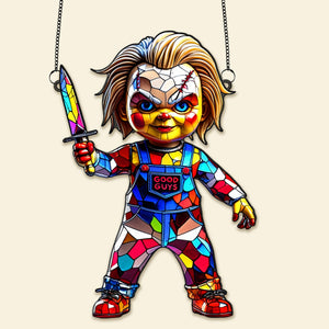 Horror Movie Halloween Suncatcher Ornament - Personalized Gifts For Halloween 01TGMG230825