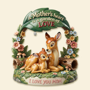 Mother's Heart Acrylic Plaque - Personalized Gifts For Mom 01pamg030226-Homacus