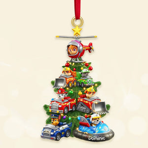 Personalized Gifts For Christmas, Cute Animals Christmas Acrylic Ornament 04kimg080925