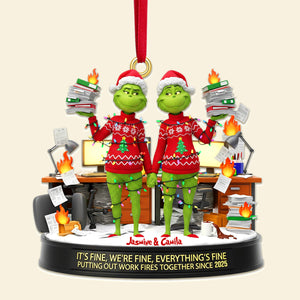 Personalized Gifts For Christmas, Coworker Acrylic Ornament 03namg180925-Homacus