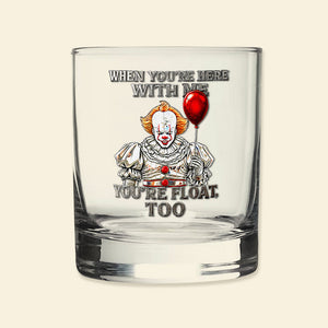 Halloween Round Whiskey Glass - Gifts For Halloween 01PAMG110825