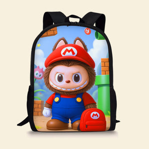 Back To School Monster Backpack - Personalized Gifts For Kids School Bag 04PGMG070825
