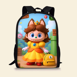 Back To School Monster Backpack - Personalized Gifts For Kids School Bag 04PGMG070825