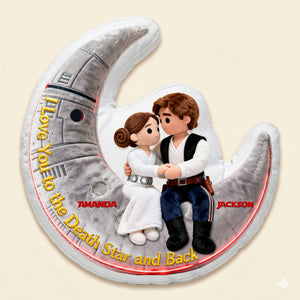 Starlit Moon Couple Pillow - Personalized Gift For Couples 03OHMG121225