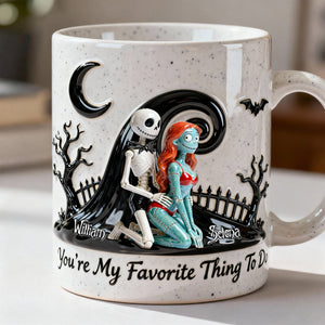Naughty Spooky Couple Coffee Mug - Personalized Gift For Couples 02OHMG070126