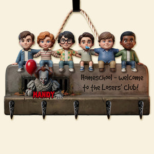 Scary Homeschool Key Hanger - Personalized Funny Gifts 02pamg230126