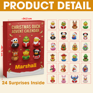 Personalized Gifts For Duck Lovers Christmas Advent Calendar Blind Box 01kimg111125