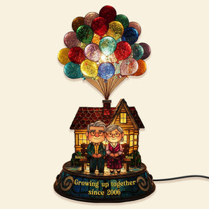 Growing Old Together Couple Light Box - Personalized Gift For Couples 05HYMG281125