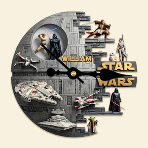 Universe Hanging Wall Clock Personalized Gifts 01KIMG240126
