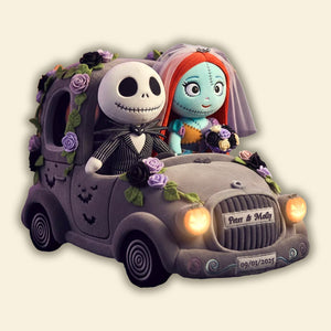 Spooky Bride & Groom Pillow - Personalized Gifts For Couple 08tomg141125