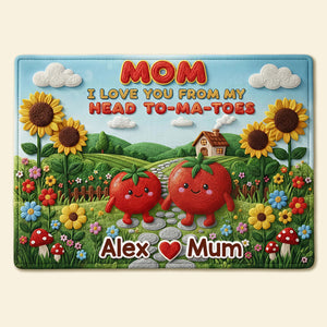 Adorable Tomato Doormat - Personalized Gifts For Mom 04tymg040326
