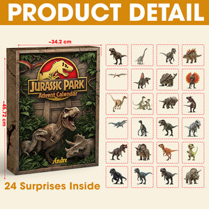 Dino Christmas Advent Calendar Blind Box - Personalized Gifts 04kimg131125-Homacus