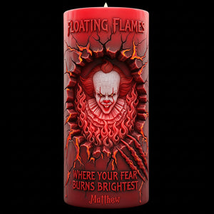 Branding From Classic Slashers LED Candle - Personalized Gifts For Horror Fans 04qhqn060925