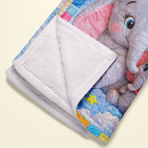 Mom's Love Blanket - Personalized Gifts For Mother 02humg240226