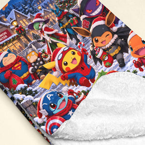 Magical Christmas Adventure Blanket - Personalized Gifts For Christmas 01ttta131026
