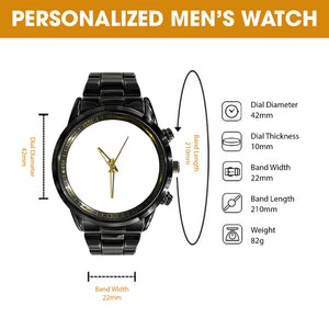 Military Men's Watch - Personalized Gifts For Veteran 04naqn250725