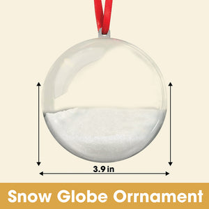 (BFF) Mẫu - Personalized Snow Globe Orrnament - Ornament - GoDuckee