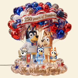 Family Freedom Light Box Personalized Gifts For Family 04PATA030626