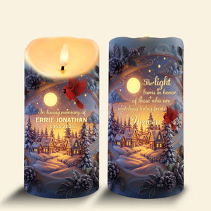 Cardinal From Heaven LED Candle - Personalized Memorial Keepsake For Loved One 02QHLU060925-Homacus